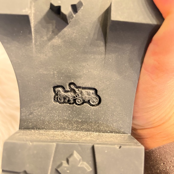 COACH LORY Leather bootie black 7.5B - Picture 13 of 15